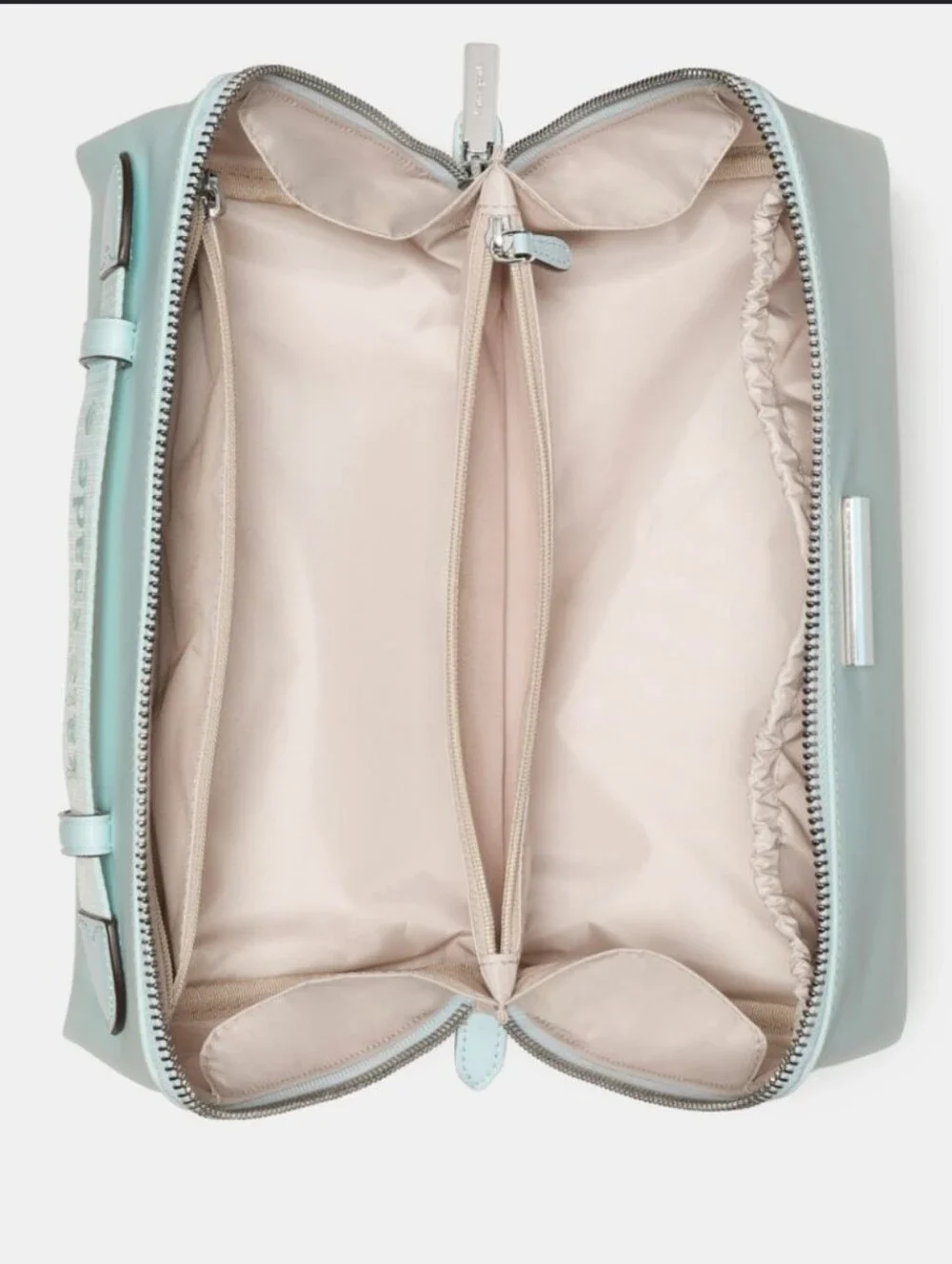 Kate Spade Carter Nylon Travel Cosmetic Pouch, Crisp Sky